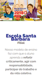 Mobile Screenshot of escolastabarbara.com.br